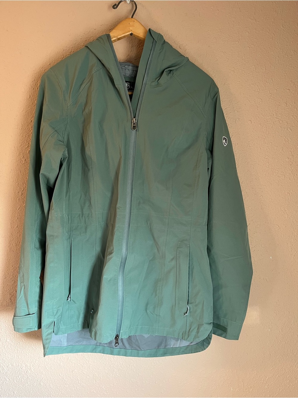 KUHL Stretch Voyagr woman’s Jacket small pine color